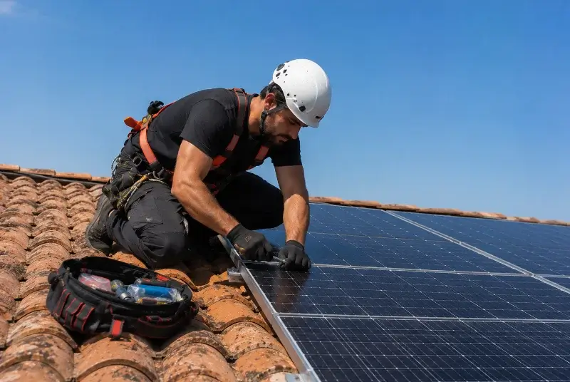 Maintenance et monitoring de panneaux solaires à Minzier
