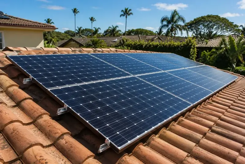 Installation de panneaux solaires à Minzier